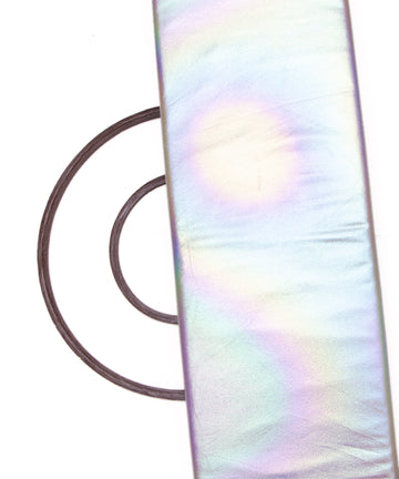 Blue Two Tone Colour Rainbow Imported Lycra Fabric